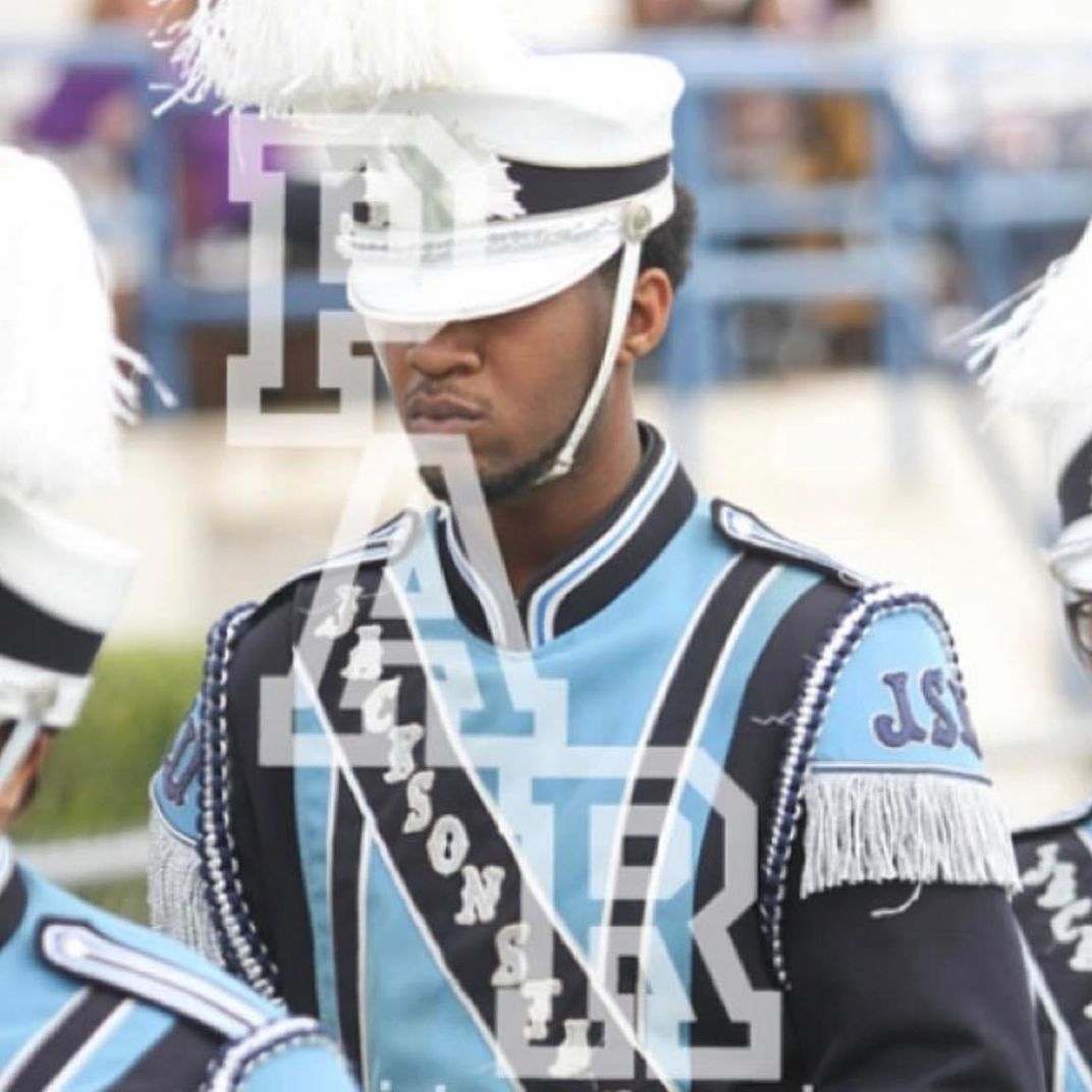 Kalif in JSU marching band
